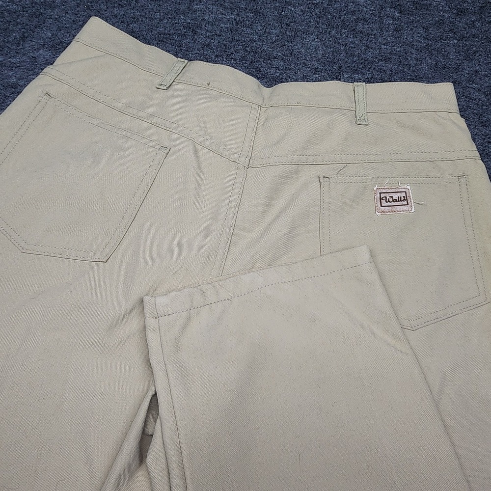 Walls Mens Double Front Knee Khaki Canvas Work Hunting Pants‎ 36x30